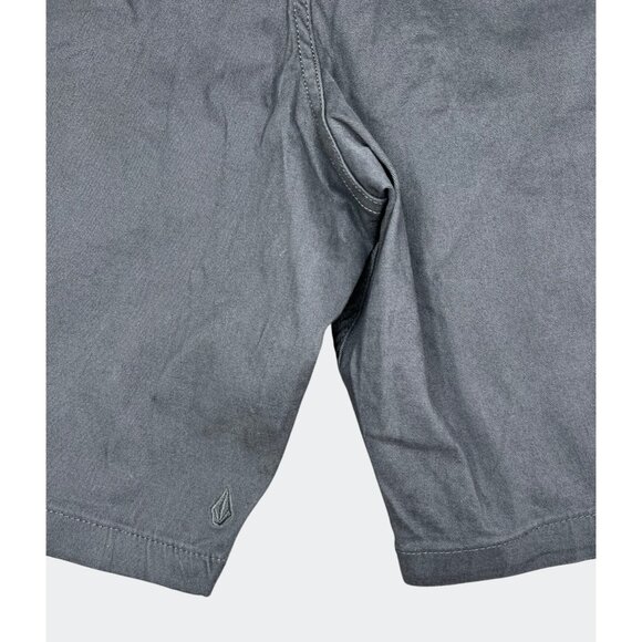 Volcom Mens Road Trip Shorts  Charcoal Cotton Blend Casual Wear Size 38 - Picture 8 of 13